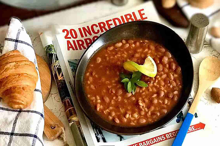 طرز-تهیه-خوراک-لوبیا-چیتی-با-قارچ-و-سیب-زمینی