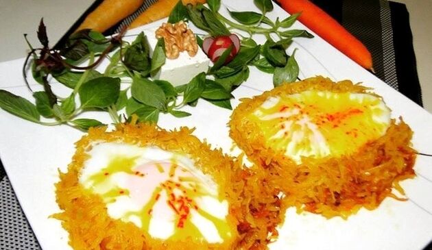 شیش انداز نرگسی؛ صبحانه شیرازی که طعمش غافلگیرتان می‌کند + روش تهیه