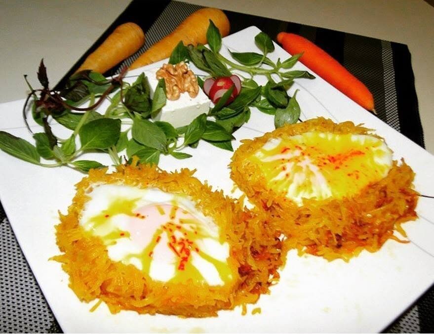 شیش انداز نرگسی؛ صبحانه شیرازی که طعمش غافلگیرتان می‌کند + روش تهیه