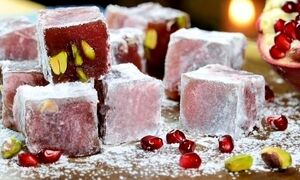 لوکوم انار ؛ شیرینی اصیل و خوش‌رنگ ترکی ویژه یلدا