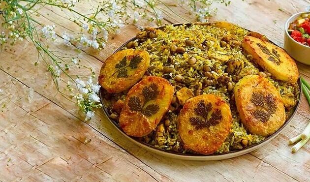 جنوبی ها این پلوی خوش عطر را با لوبیا چشم بلبلی می پزند