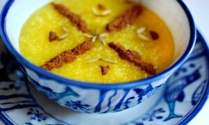مواد لازم تهیه شله زرد نذری برای ۱ تا ۱۰۰۰ نفر