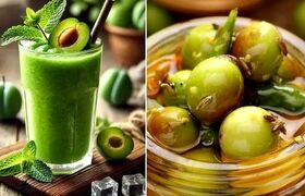 اسموتی گوجه سبز؛ نوشیدنی ترش و خنک برای روزهای گرم تابستان