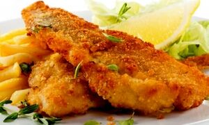 دستور پخت ماهی پفکی رستورانی با آب گاز دار