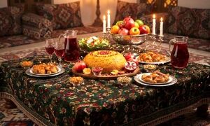ته‌چین مرغ و انار ؛ قرمزِ اصیل شب چله