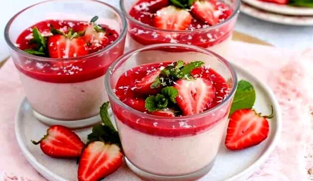 این دسر خوشمزه بعد از غذا می‌چسبد