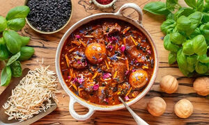 طرز تهیه خورشت خلال کرمانشاهی