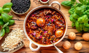 طرز تهیه خورشت خلال کرمانشاهی