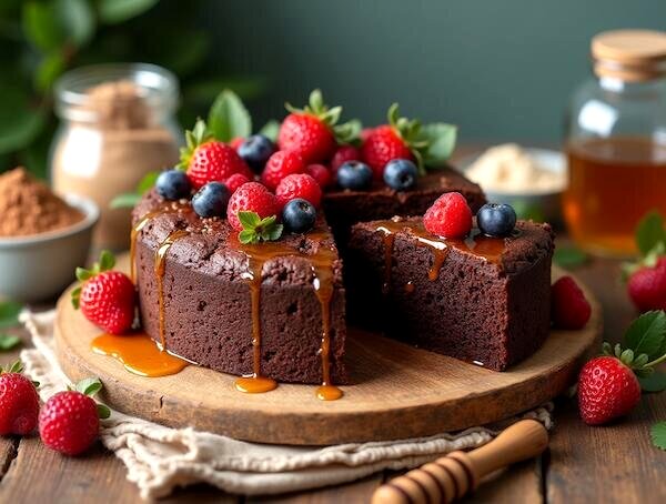 طرز تهیه کیک شکلاتی رژیمی با عسل ؛ شیرینی سالم برای روزهای دلپذیر پاییز
