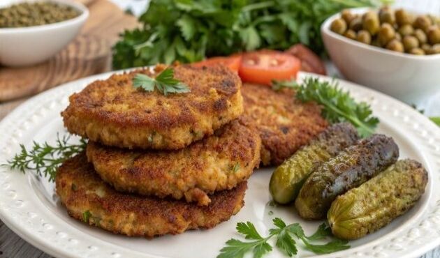 طرز تهیه کتلت با گوشت و لپه 