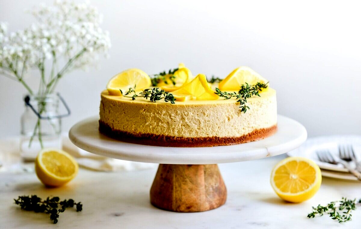 طرز تهیه چیز کیک لیمویی با عطر و طعمی فوق العاده