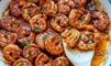 طرز تهیه خوراک میگو زعفرانی مجلسی با قارچو سیب زمینی