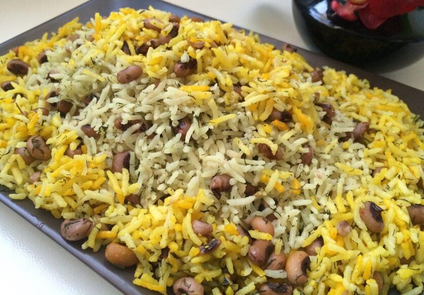 طرز تهیه شوید پلو با لوبیا چشم بلبلی؛ از خواصش غافل نشوید!