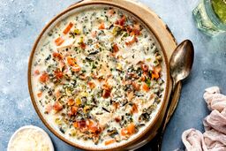 طرز تهیه پلو مرغ خامه ای مجلسی