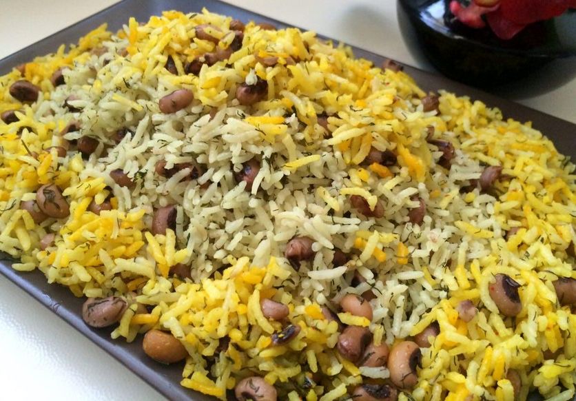 طرز تهیه شوید پلو با لوبیا چشم بلبلی؛ از خواصش غافل نشوید!