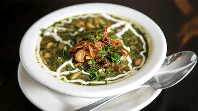 طرز تهیه آش گندم زنجان با روش سنتی