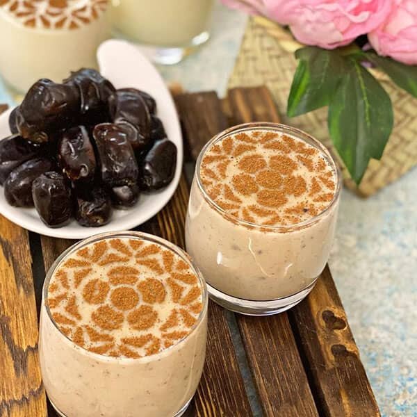 طرز تهیه فرنی خرما