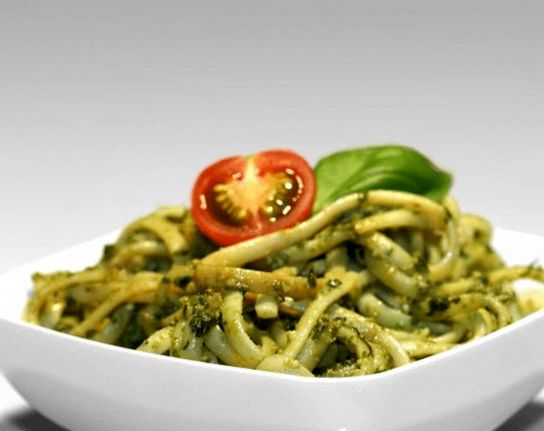 طرز تهیه پاستا پستو بدون مرغ