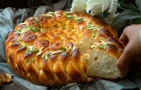 طرز تهیه نان رمضان تبریزی