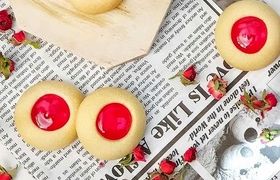 شیرینی پزی مخصوص عید ۱۴۰۴؛ شیرینی یاقوتی شیرینی شیک و خوشمزه