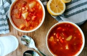 طرز تهیه دیزی سنگی لعاب دار خوشمزه قهوه خونه ای