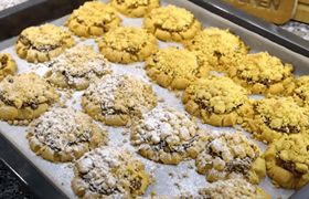 (ویدئو) طرز تهیه شیرینی «تورتای سیب»