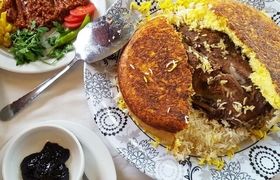 طرز تهیه ته‌چین مجلسی آذربایجانی