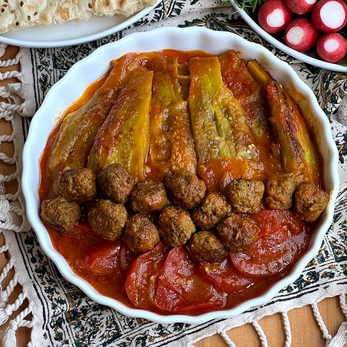 دستور پخت کوفته قلقلی با بادمجان