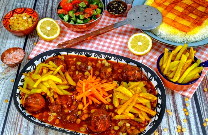دستور تهیه چاشنی خورشت قیمه بادمجان