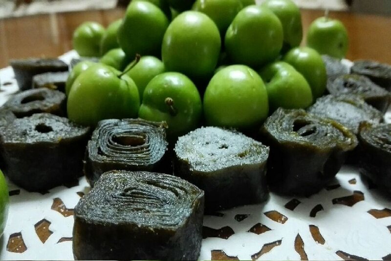 طرز تهیه لواشک گوجه سبز خوشمزه خانگی