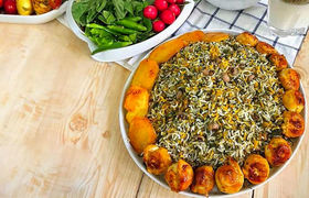 طرز تهیه پلو شوشتری با گوشت چرخ کرده