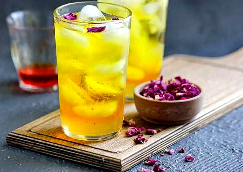 طرز تهیه شربت گلاب زعفران؛معجونی برای روزهای گرم