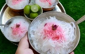 (ویدیو) طرز تهیه فالوده شیرازی خانگی