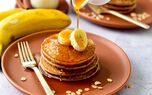 طرز تهیه پنکیک موز و جو دوسر، صبحانه ای سالم و خوشمزه