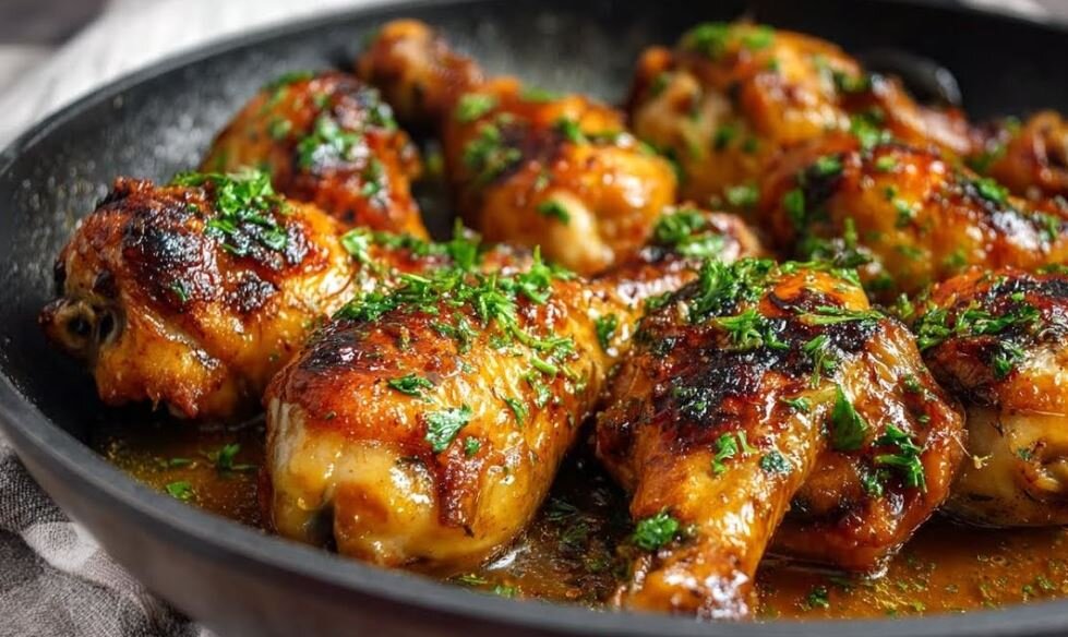 ببینید؛ طرز تهیه یک غذای متفاوت با ران مرغ، عسل و سس سویا 