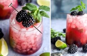 یک نوشیدنی بهاره بی‌نظیر؛ موهیتو توت سیاه با طعمی فراموش‌نشدنی