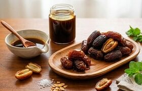 طرز تهیه شیره خرمای خانگی با خرمای خشک و تازه + ترفندها 