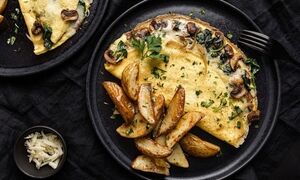 طرز تهیه املت قارچ و پیاز خوشمزه و آسان