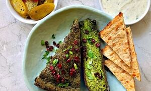 فوت و فن پخت کوکو سبزی با سبزی خشک