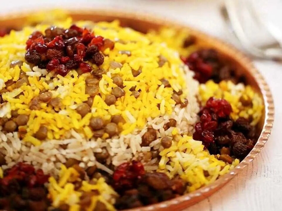 عدس‌پلو بدون گوشت و خوش‌عطر ؛ غذایی اقتصادی و مقوی