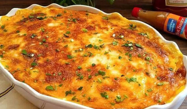طرز تهیه لازانیای سیب زمینی با سس قارچ