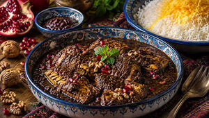 شمالی ها نه فقط با مرغ و گوشت بلکه با ماهی هم فسنجان درست می‌کنند