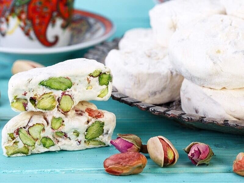 طرز تهیه گز آردی اصفهان به روش بازاری