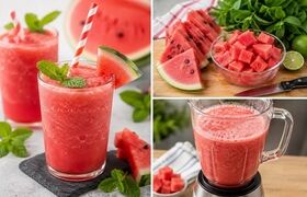 اگر هندوانه دارید این اسموتی خنک و سبک تابستانی را حتما درست کنید