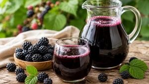شربت توت سیاه را به راحتی در منزل تهیه کنید