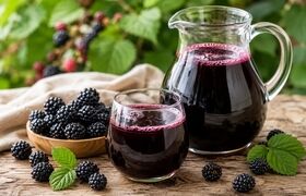 شربت توت سیاه را به راحتی در منزل تهیه کنید