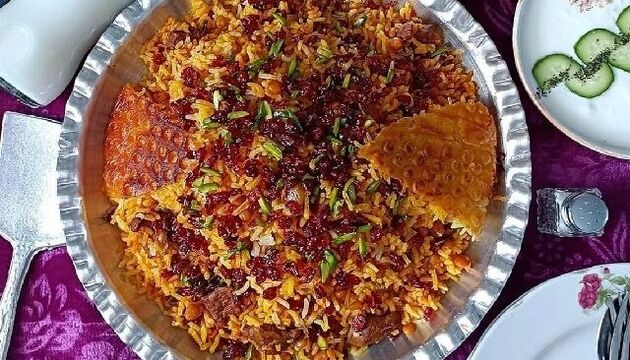 لپه‌پلو کرمانی؛ غذای محبوب و خوشمزه کرمانی ها با گوشت قلقلی
