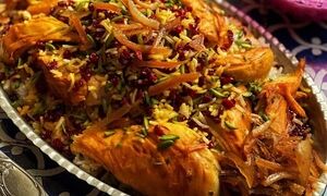 شیرین‌پلو ملوکانه؛ نگین درخشان مهمانی‌های رسمی