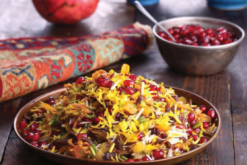 طرز تهیه انار پلو، غذای ویژه برای شام یلدا