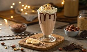 ترکیب رؤیایی نوتلا و بستنی برای یک میلک‌شیک خوشمزه و لطیف